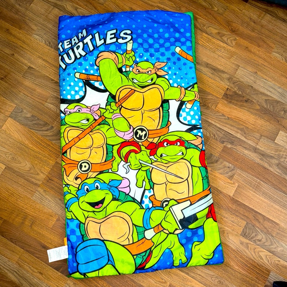 TMNT Teenage Mutant Ninja Turtles Nickelodeon Youth Sleeping Bag